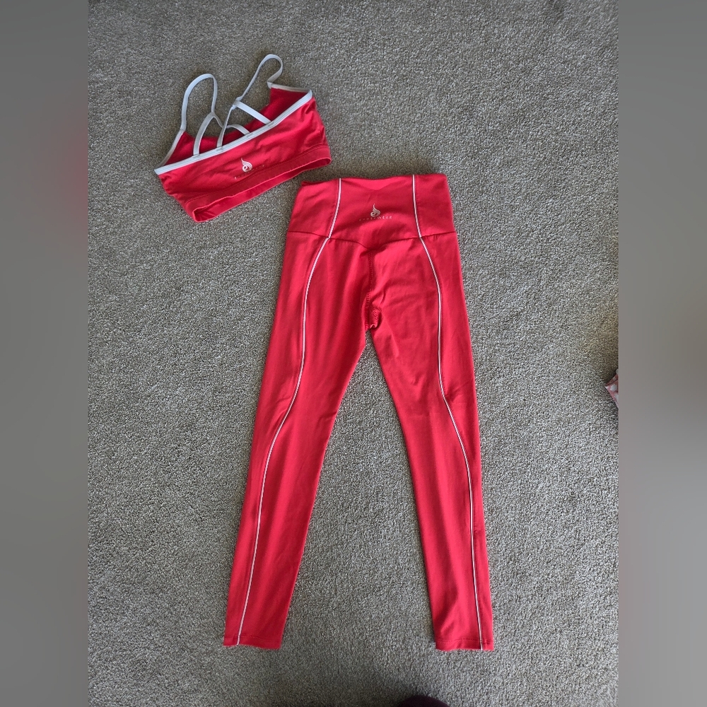 Ryderwear Vibrant Red Activewear Set - Picture 2 of 2